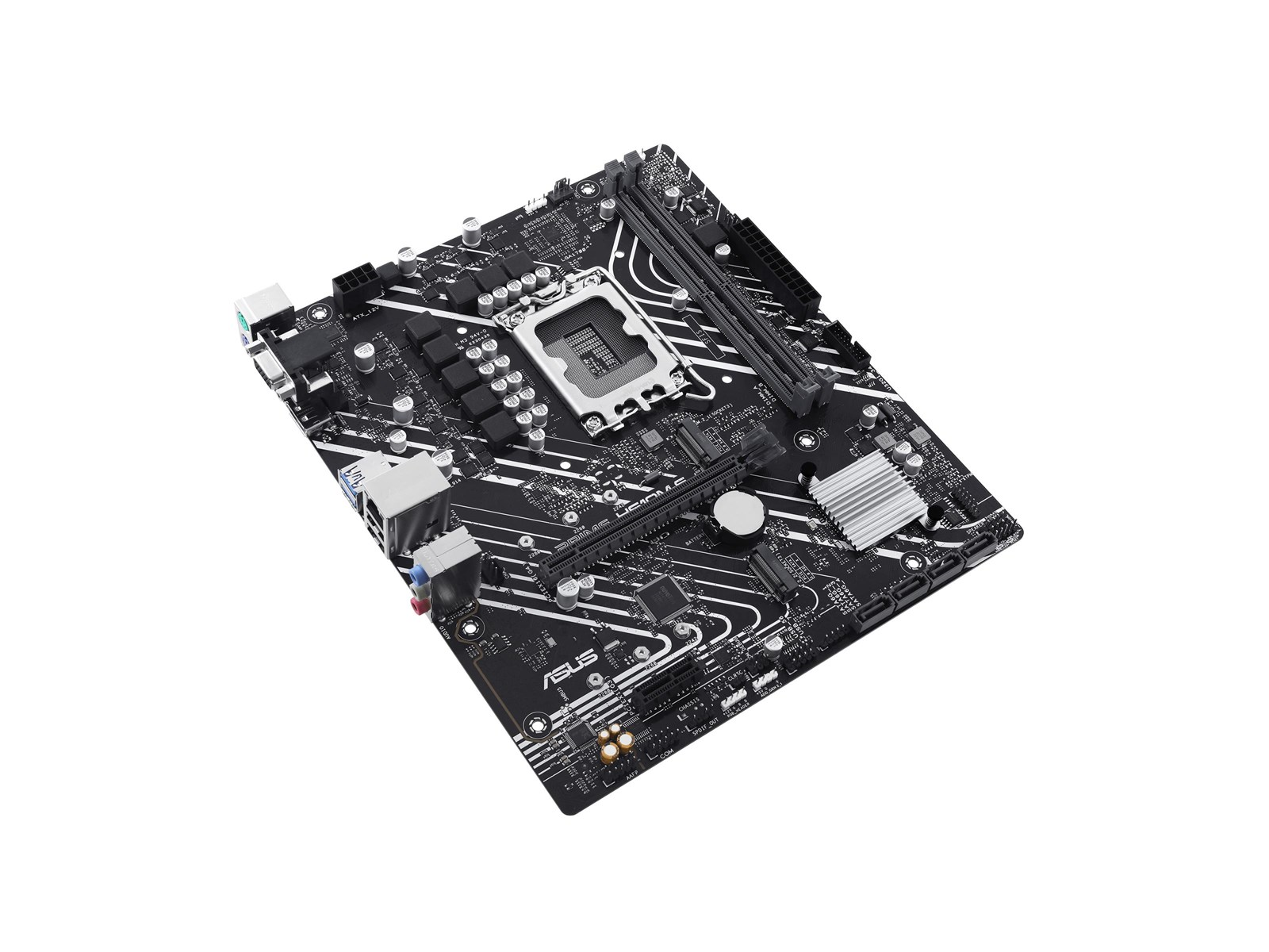 ASUS PRIME H610M-E-CSM Mainboard - Intel H610 - Intel LGA1700 socket - DDR5 RAM - Micro-ATX