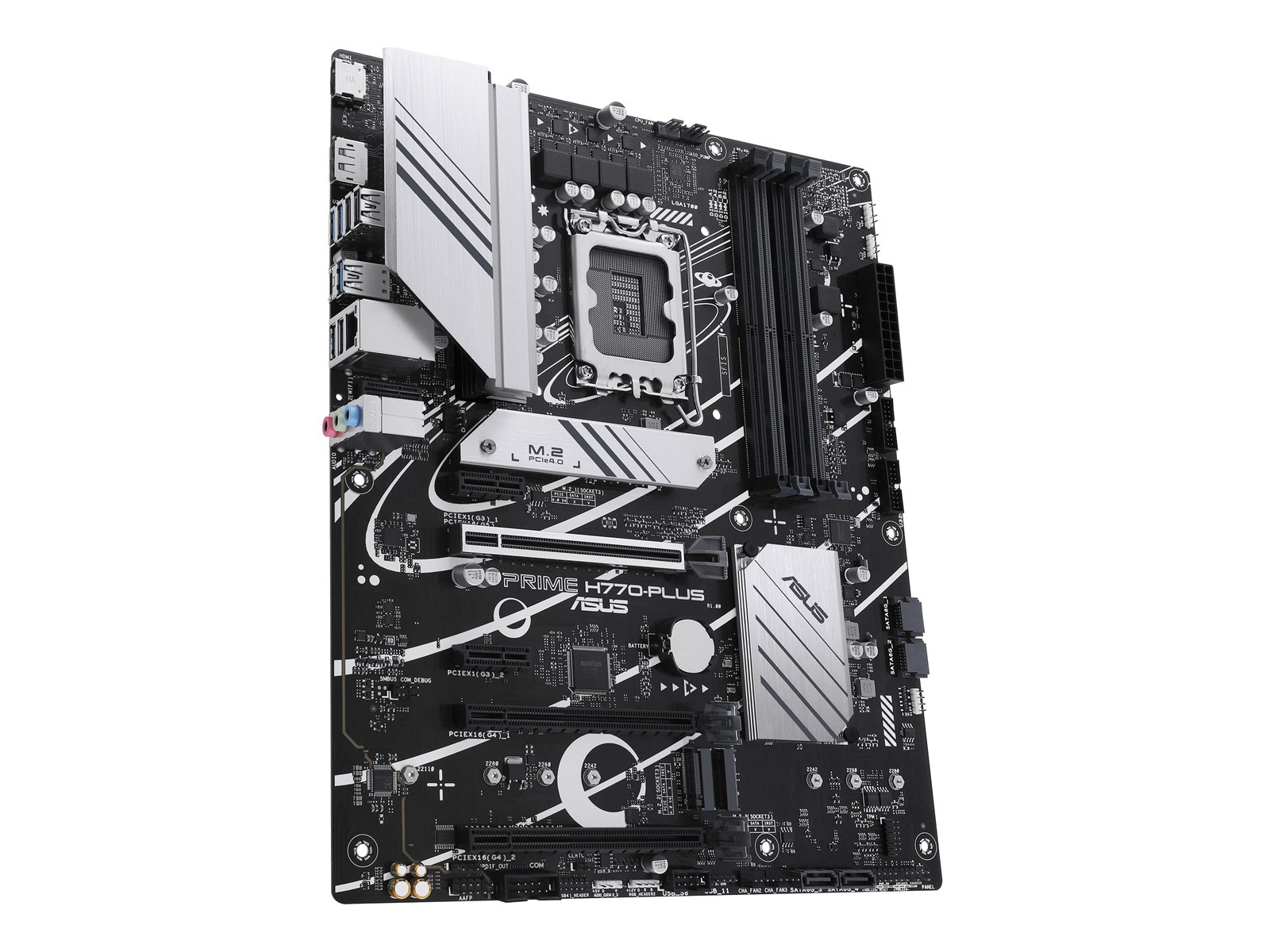 ASUS PRIME H770-PLUS Mainboard - Intel H770 - Intel LGA1700 socket - DDR5 RAM - ATX