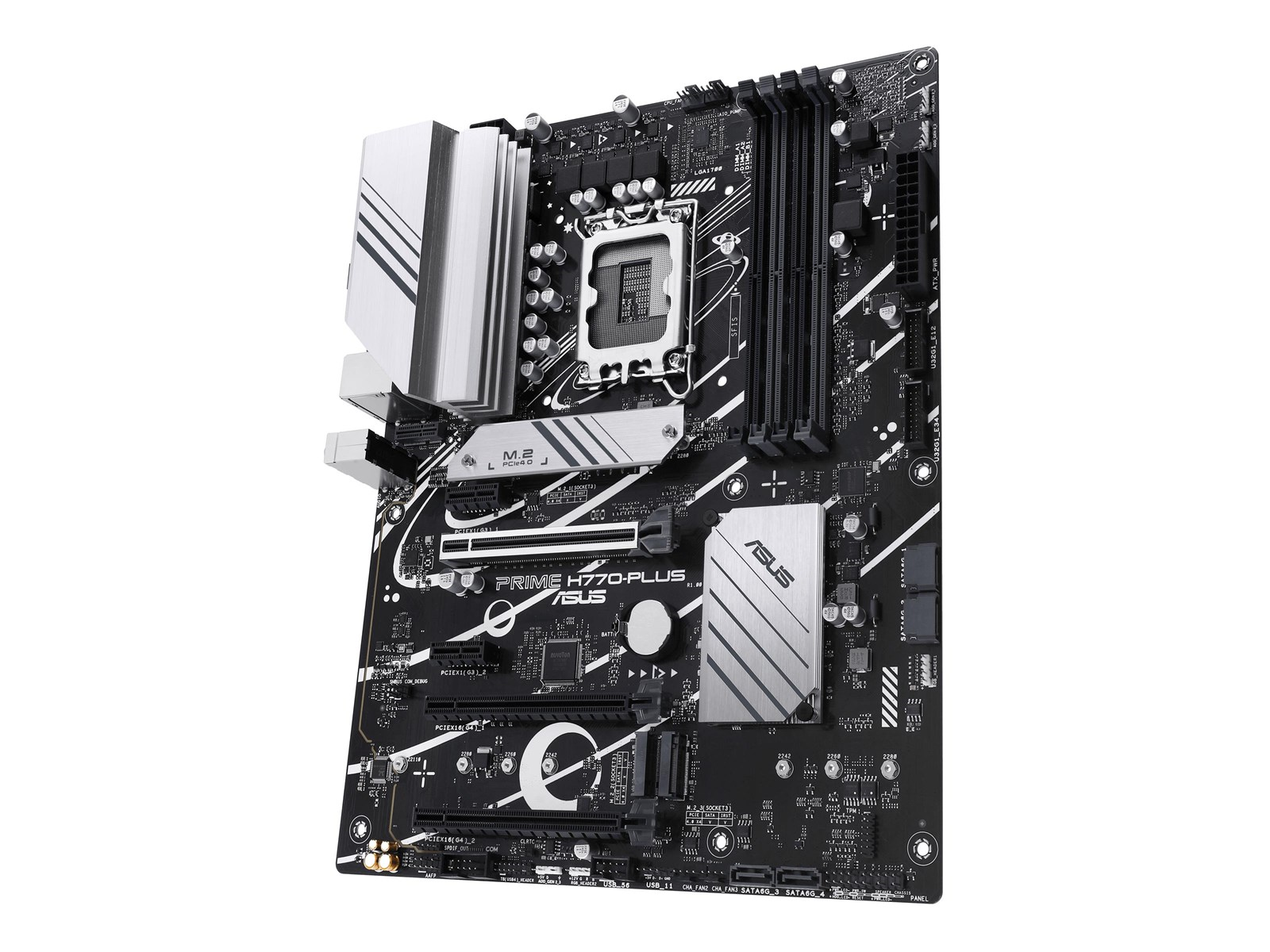 ASUS PRIME H770-PLUS Mainboard - Intel H770 - Intel LGA1700 socket - DDR5 RAM - ATX