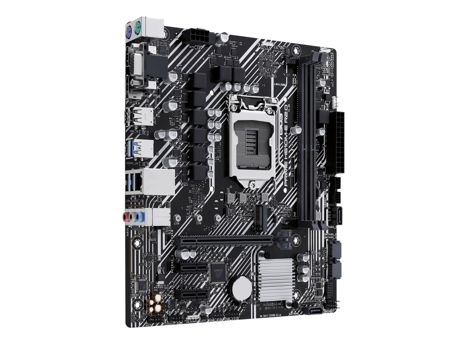 ASUS PRIME H510M-E R2.0 Mainboard - Intel H470 - Intel LGA1200 socket - DDR4 RAM - Micro-ATX