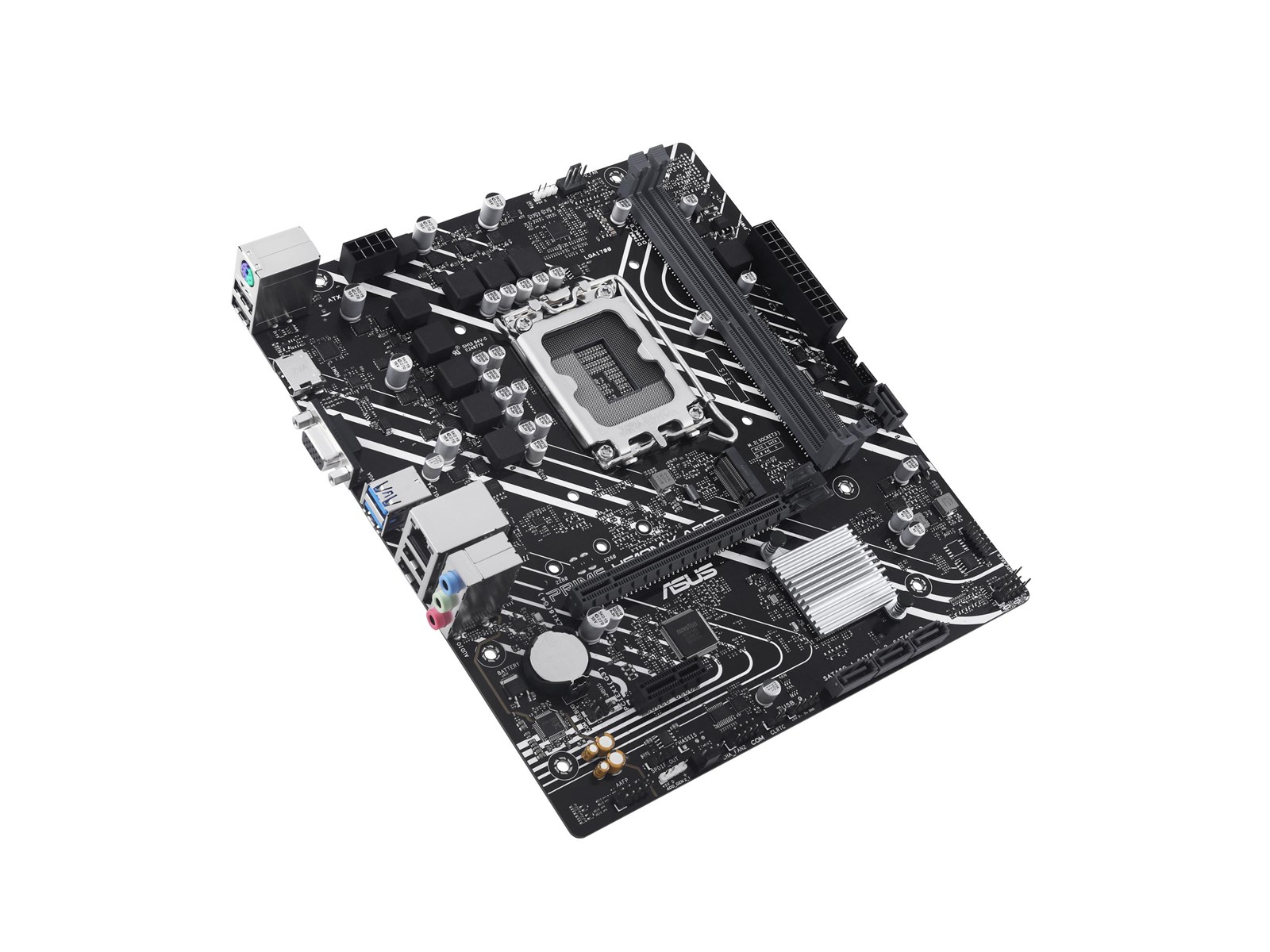 ASUS PRIME H610M-K ARGB Mainboard - Intel H610 - Intel LGA1700 socket - DDR5 RAM - Micro-ATX