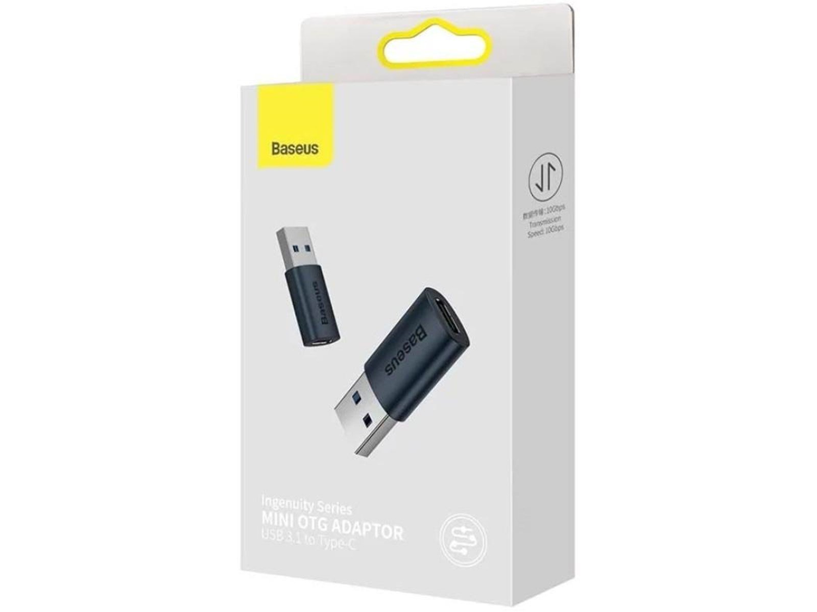 Baseus Ingenuity USB-A to USB-C adapter OTG (black)
