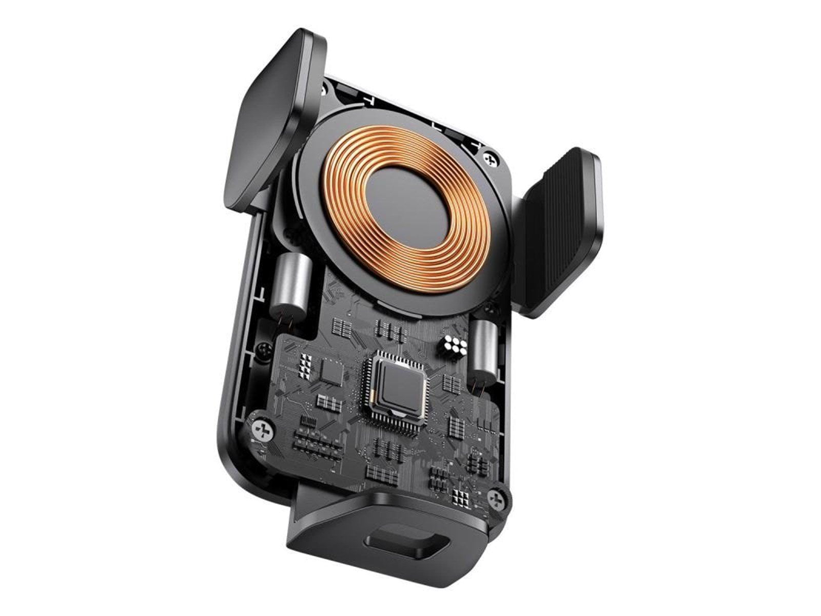 Baseus Wisdom Wireless Charging Air vent Electric Car Phone Holder (black)