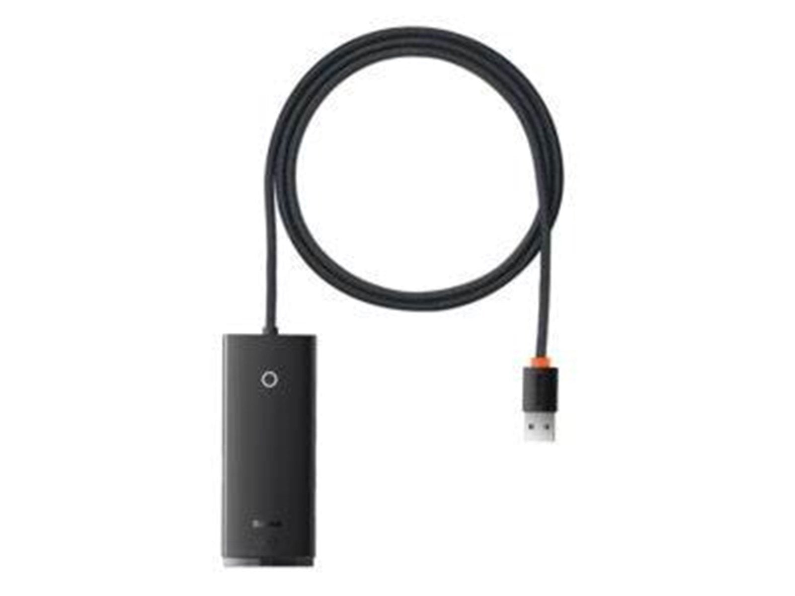 Baseus Lite Series USB do 4x USB 3.0 2m (black) USB-Hubs - USB 3.0 - 4 - Schwarz