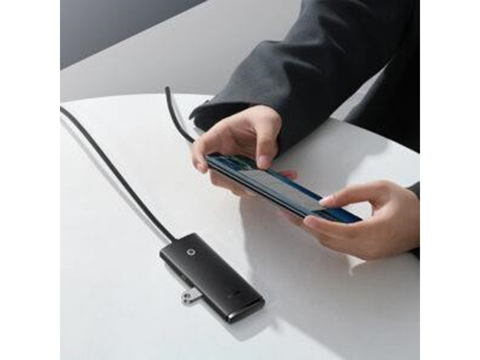 Baseus Lite Series USB do 4x USB 3.0 2m (black) USB-Hubs - USB 3.0 - 4 - Schwarz