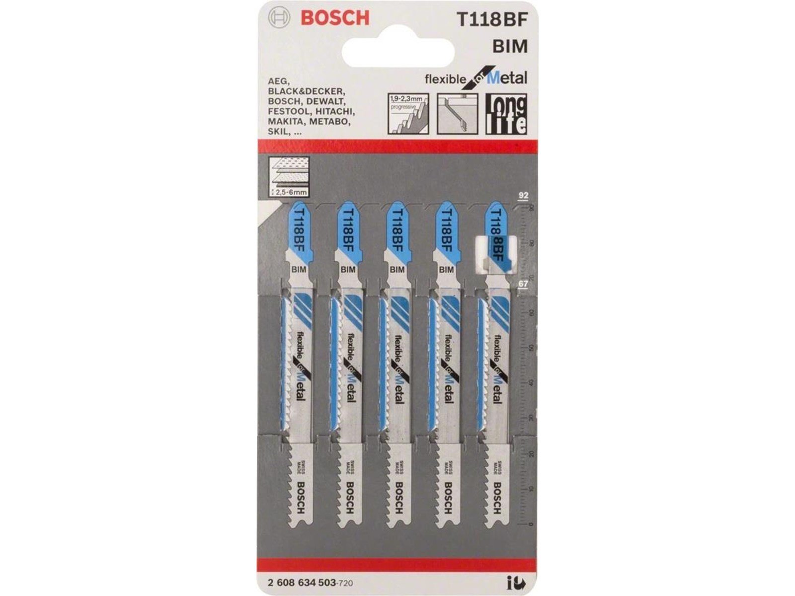 Bosch flexible for Metal T 118 BF