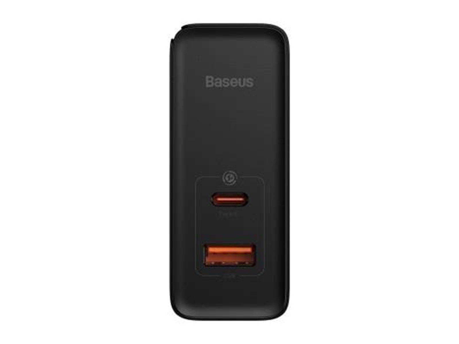 Baseus GaN USB-C + USB 100W + 1m cable (black)