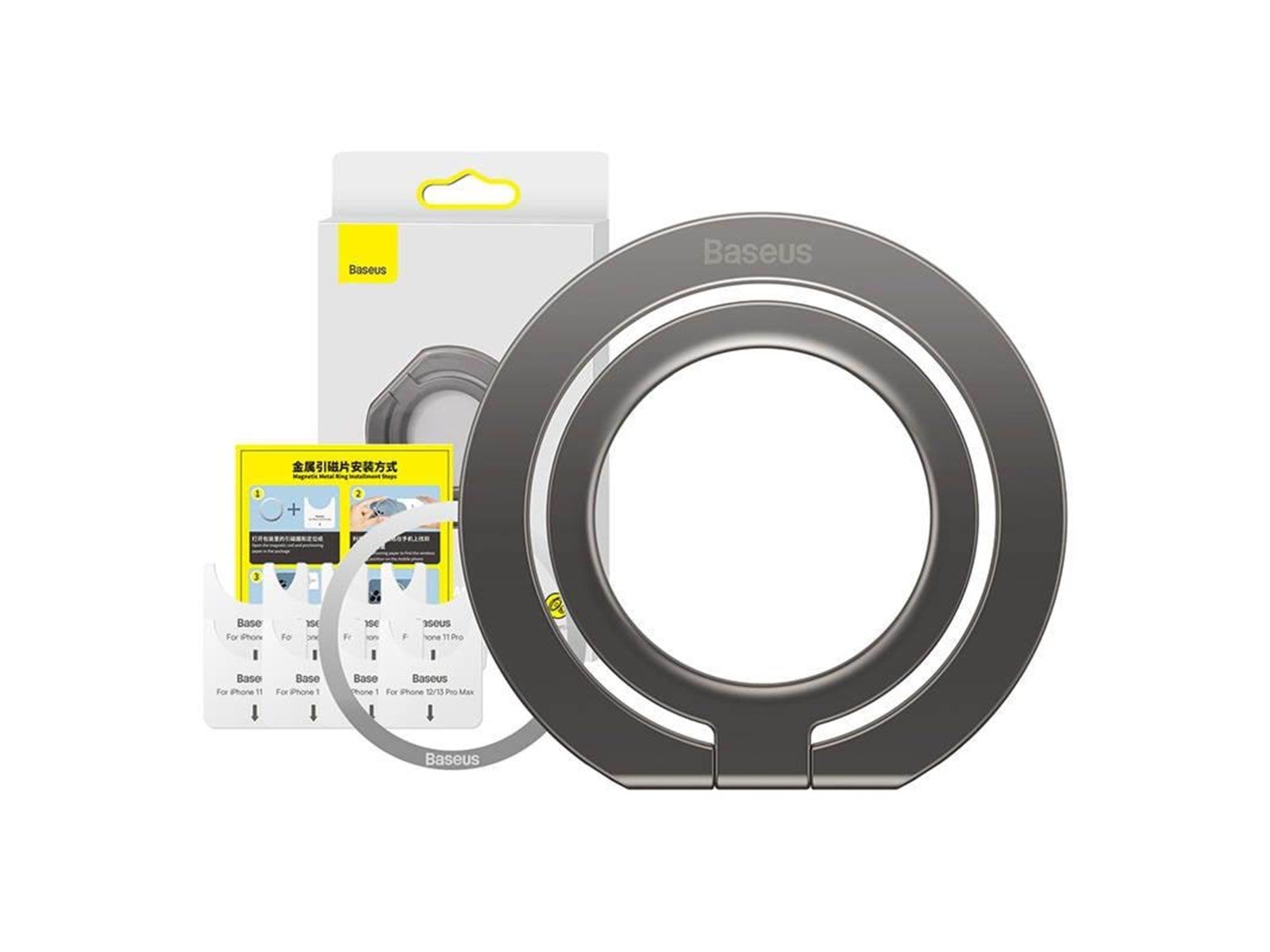 Baseus Halo Ring holder for phones (Grey)