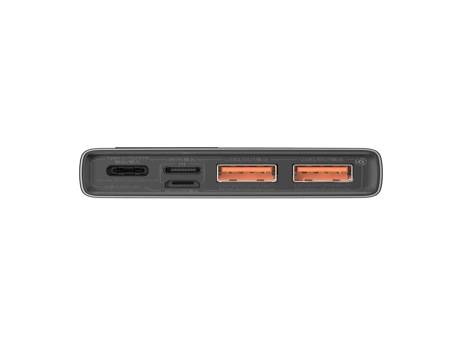 Baseus Adaman Metal 10000mAh 22.5W (black) Powerbank (Akku) - schwarz - 10000 mAh