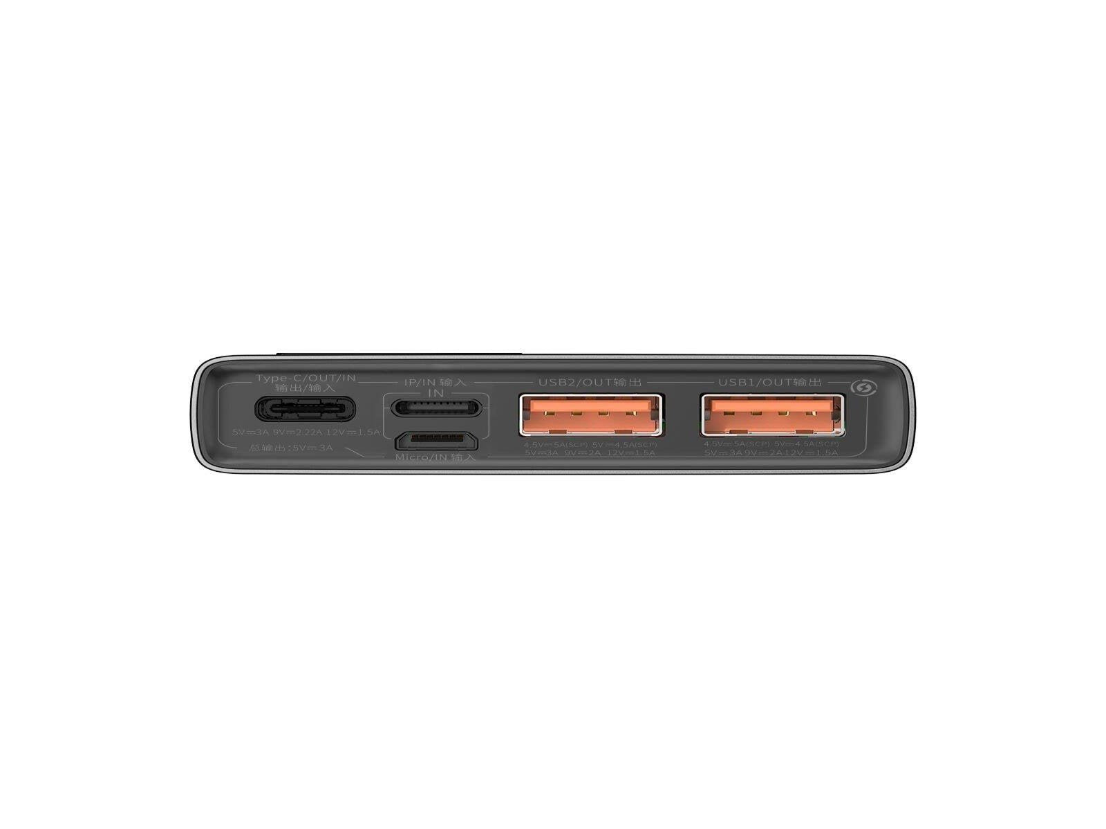 Baseus Adaman Metal 10000mAh 22.5W (black) Powerbank (Akku) - schwarz - 10000 mAh