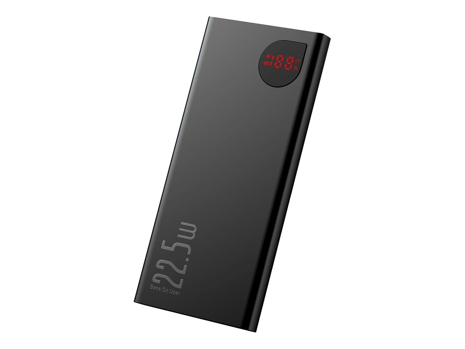 Baseus Adaman Metal 10000mAh 22.5W (black) Powerbank (Akku) - schwarz - 10000 mAh
