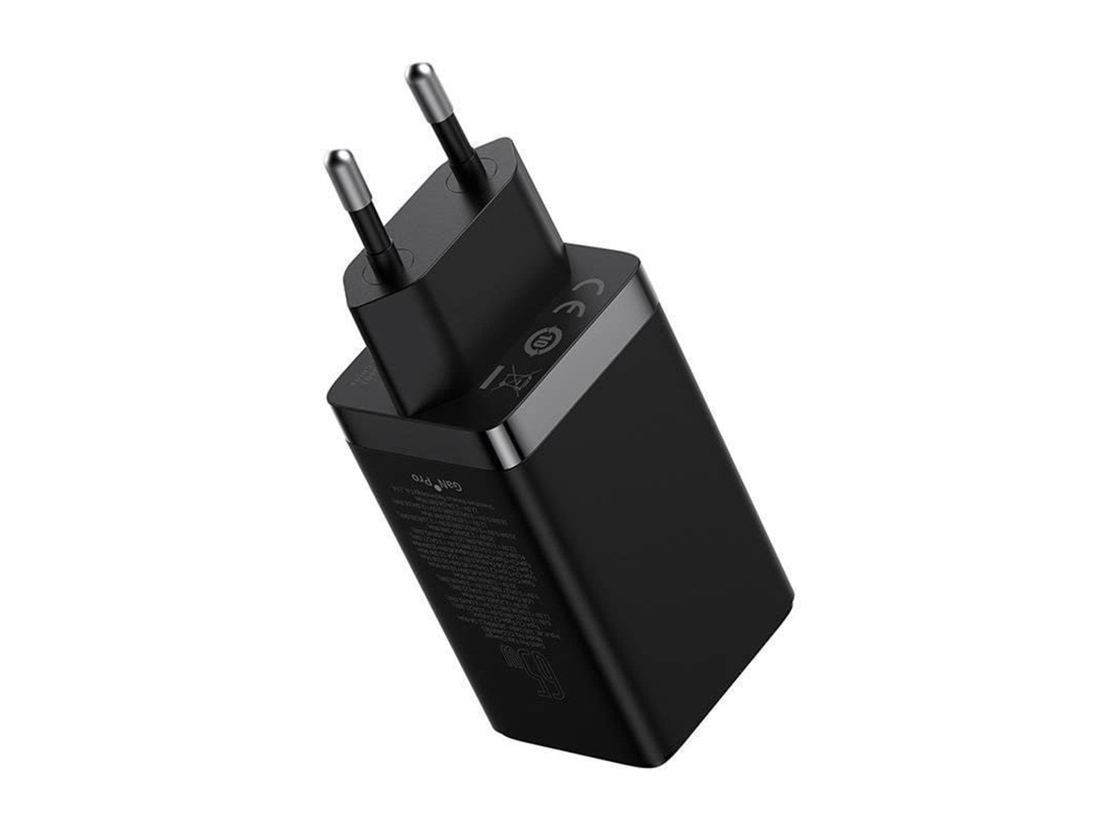 Baseus GaN5 Pro 2xUSB-C + USB 65W (black)
