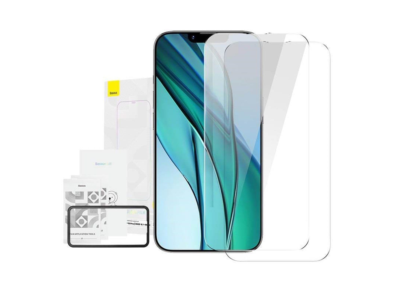 Baseus Crystal Tempered Glass 0.3mm for iPhone 14/13/13 Pro (2pcs)