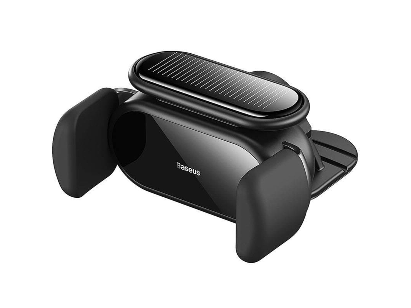 Baseus Solar Electric Car Phone Holder  Steel Cannon Pro (Black)