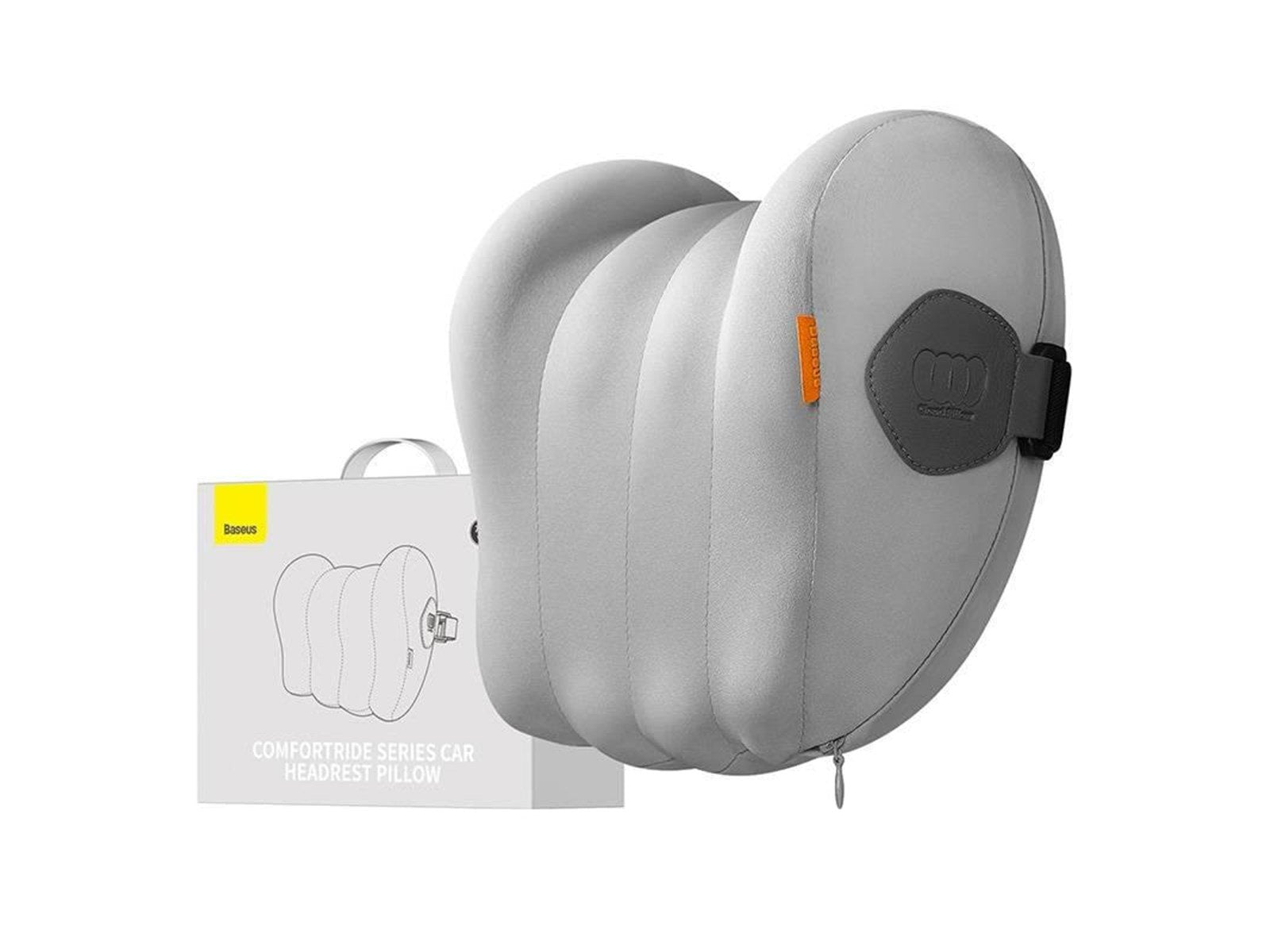 Baseus Car Headrest Mounted Pillow  Comfort Ride (Grey)