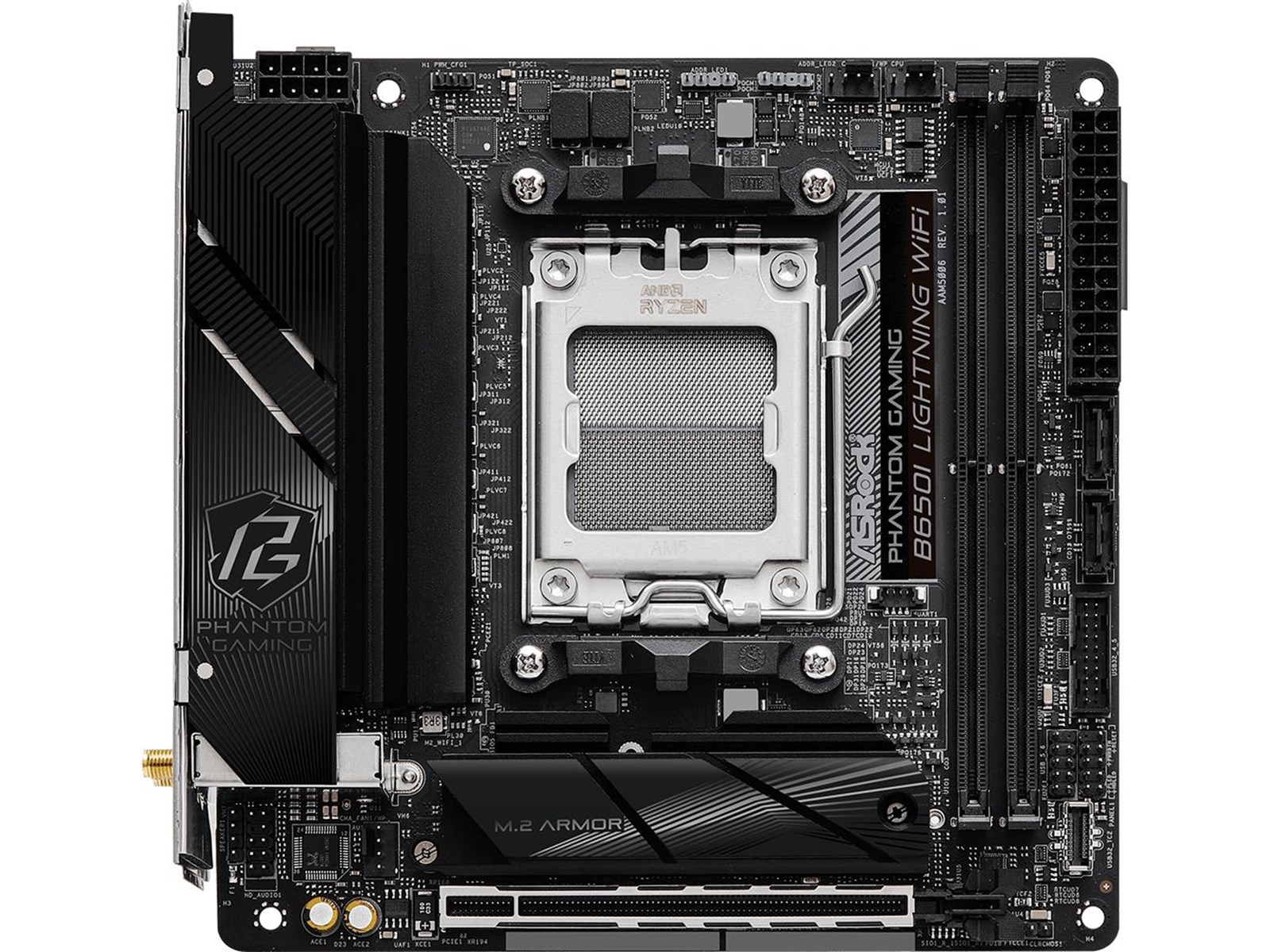ASRock B650I LIGHTNING WIFI Mainboard - AMD B650 - AMD AM5 socket - DDR5 RAM - Mini-ITX