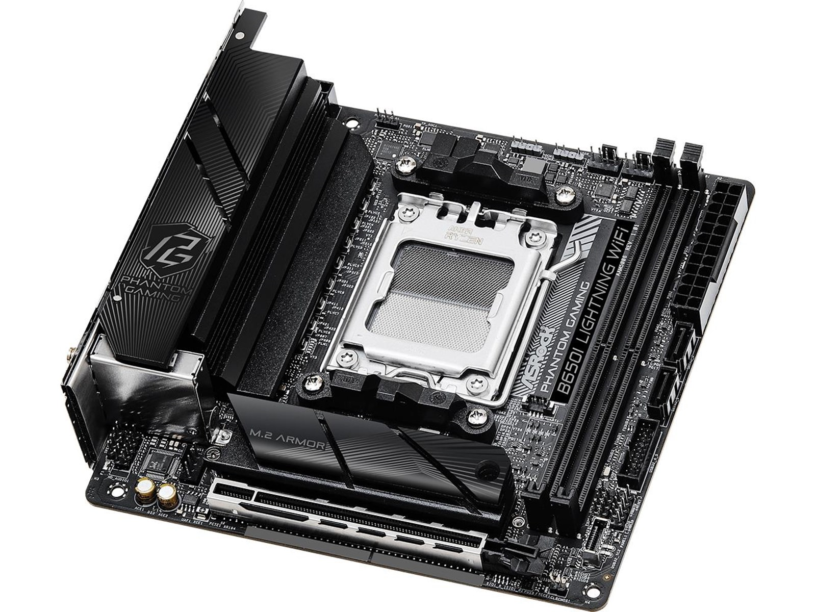 ASRock B650I LIGHTNING WIFI Mainboard - AMD B650 - AMD AM5 socket - DDR5 RAM - Mini-ITX