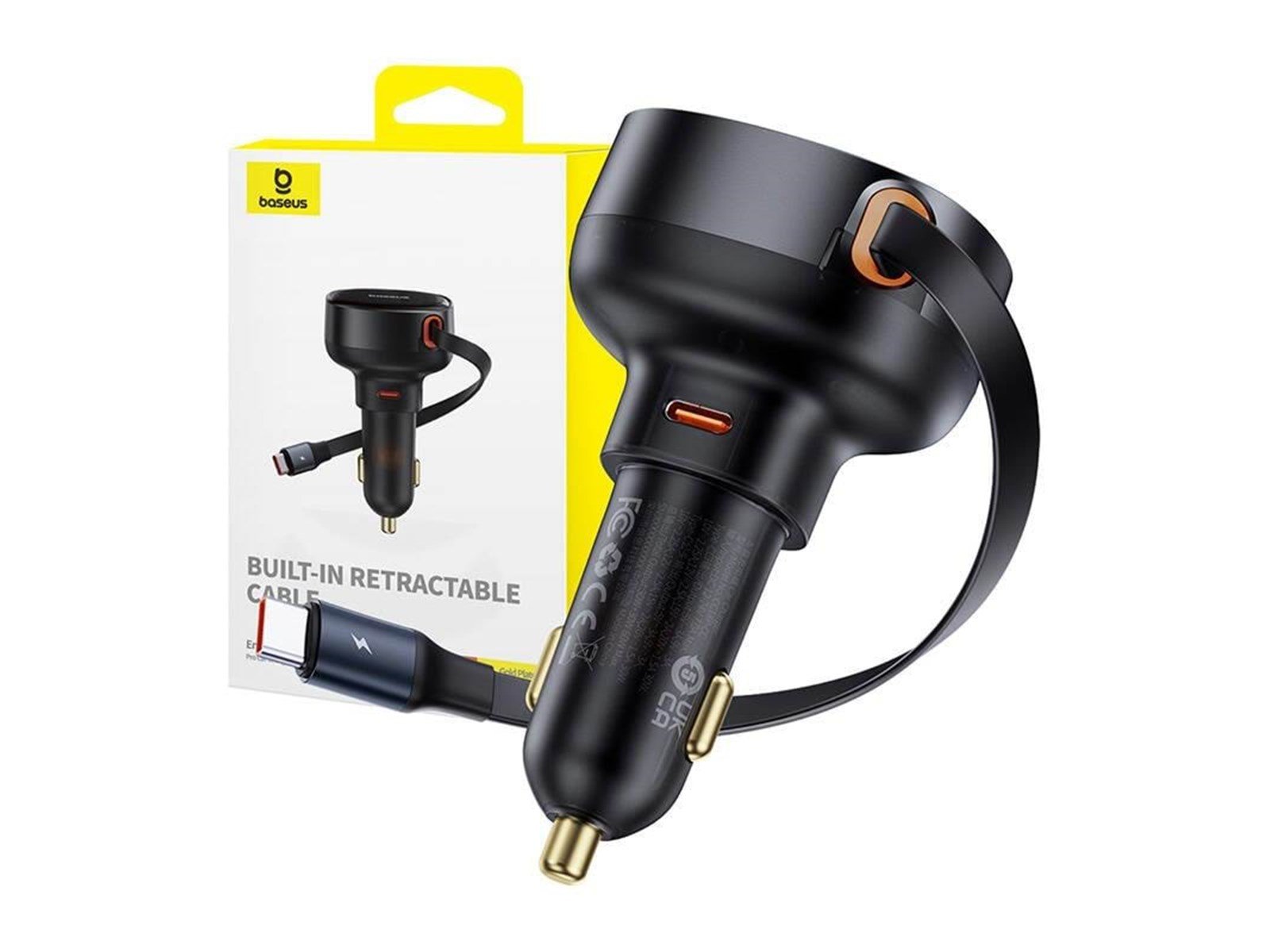 Baseus Enjoyment Pro with cable USB-C 60W (Black)
