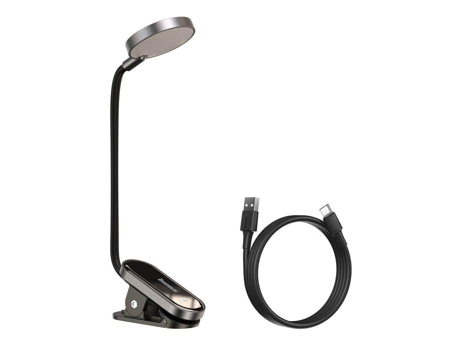 Baseus (DGRAD-0G) Comfort Reading Mini Clip Lamp (dark gray)