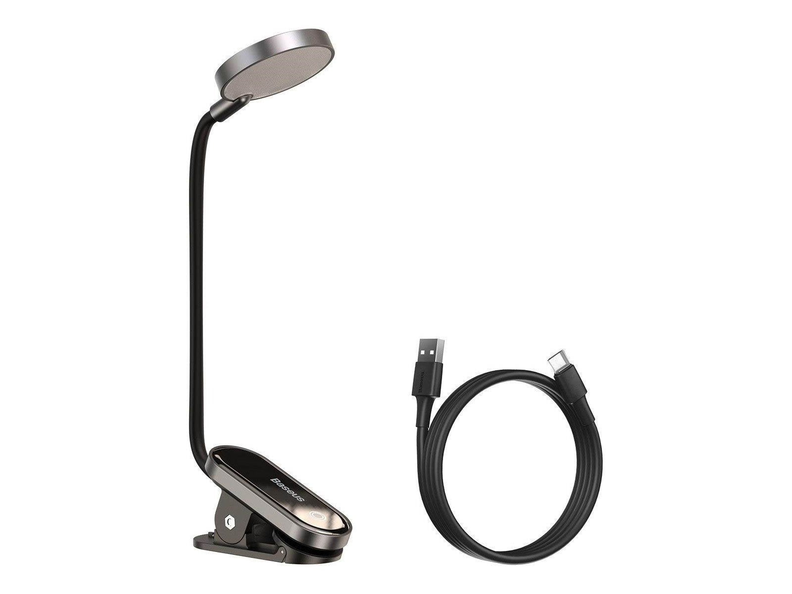 Baseus (DGRAD-0G) Comfort Reading Mini Clip Lamp (dark gray)