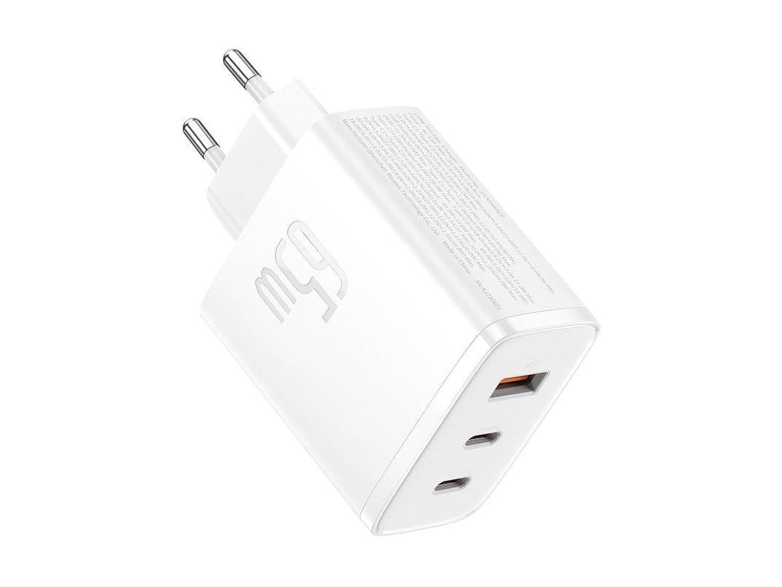 Baseus Wall charger  OS-Cube Pro 2xUSB-C + USB 65W (white)