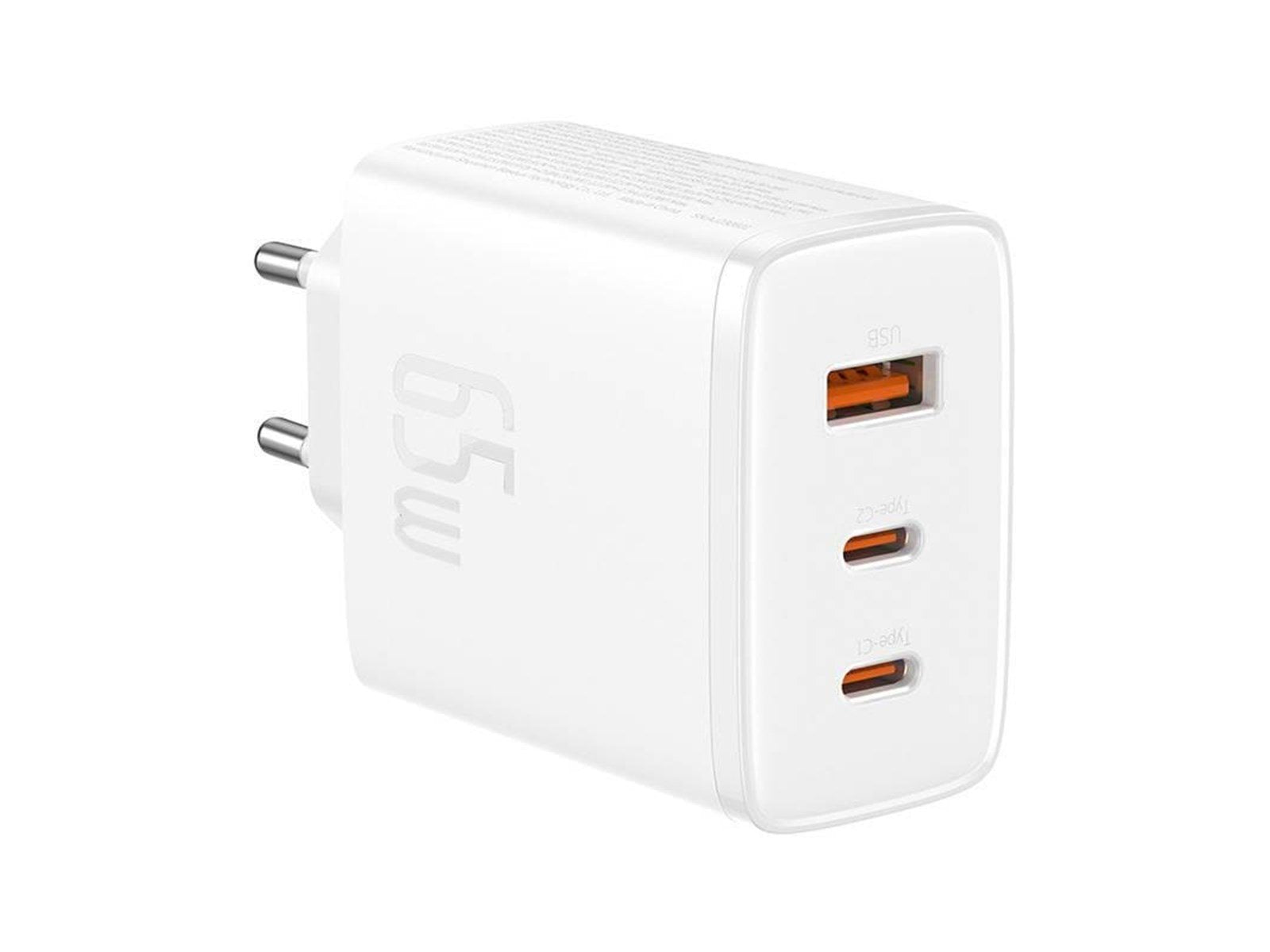 Baseus Wall charger  OS-Cube Pro 2xUSB-C + USB 65W (white)