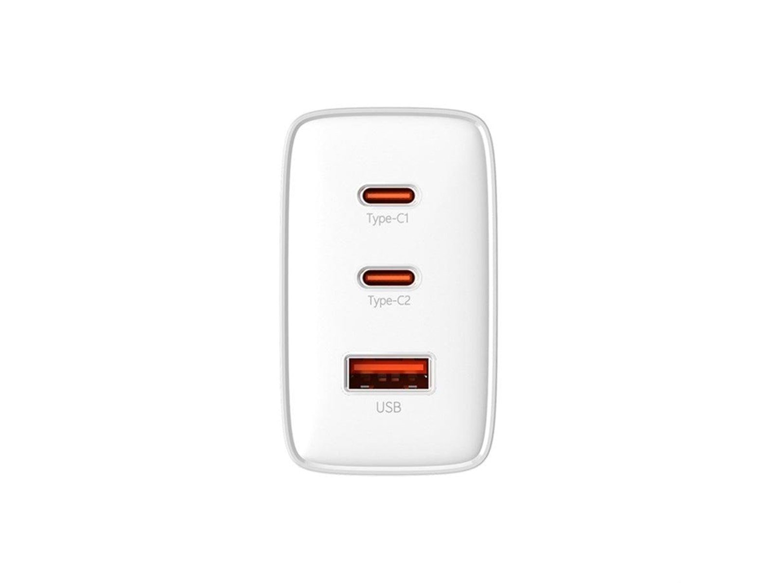 Baseus Wall charger  OS-Cube Pro 2xUSB-C + USB 65W (white)