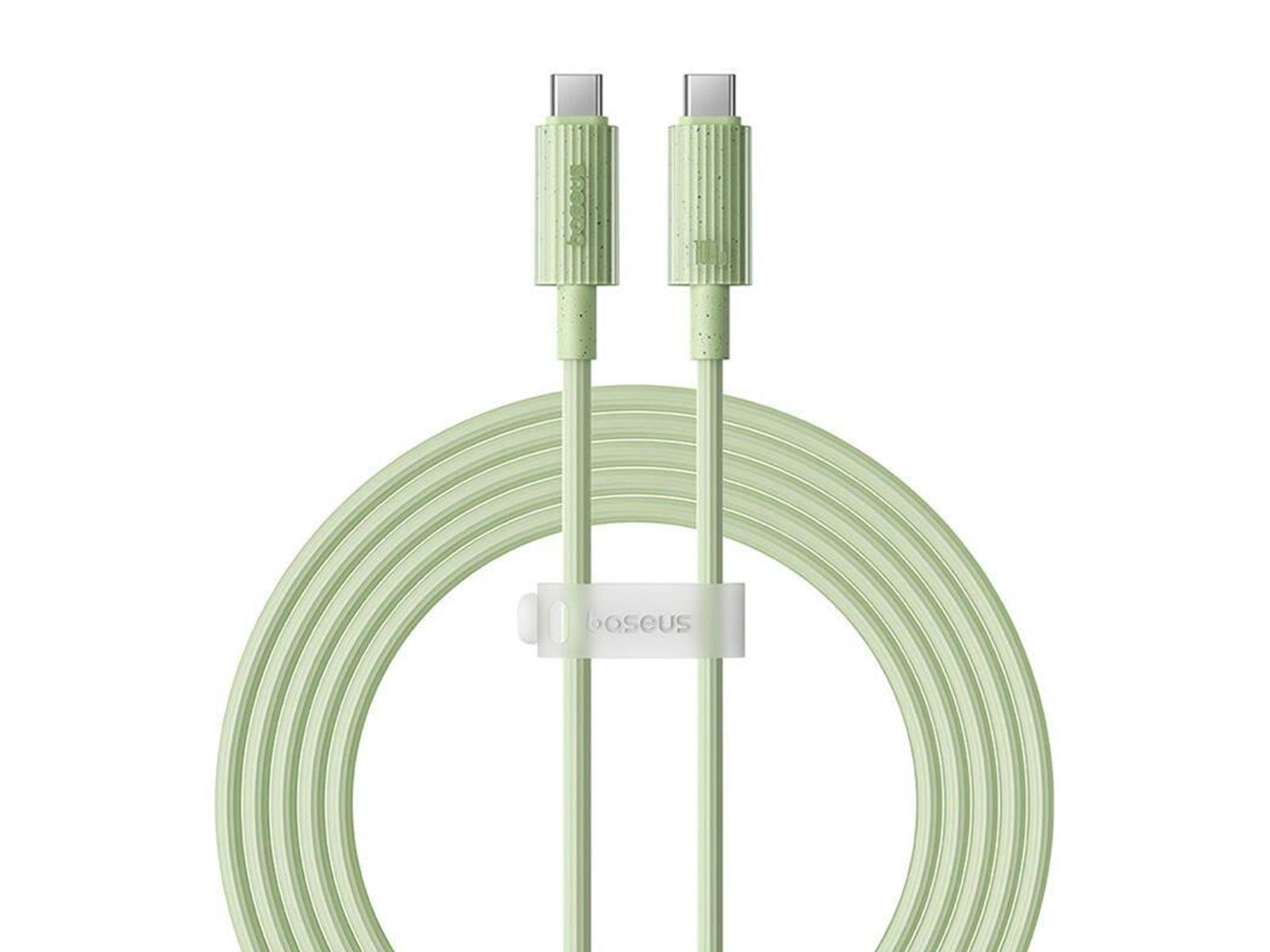 Baseus Fast Charging cable  USB-C to USB-C Habitat Series 2m 100W (green)