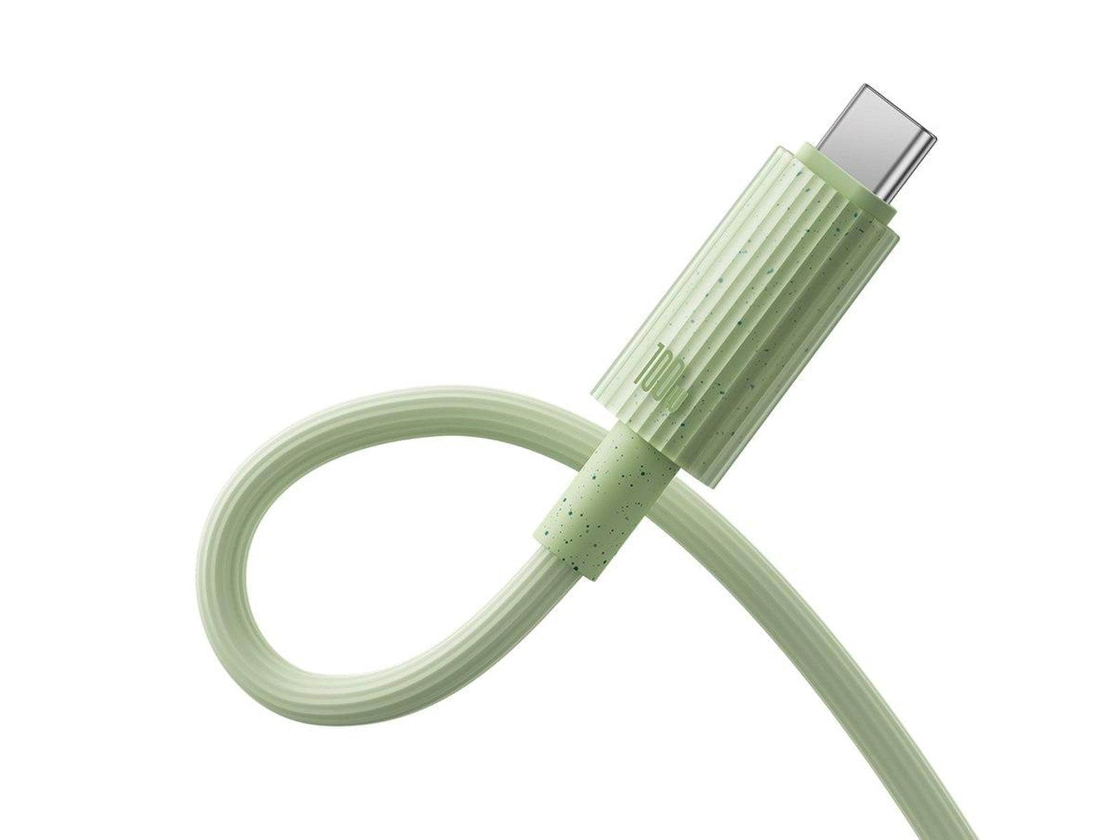Baseus Fast Charging cable  USB-C to USB-C Habitat Series 2m 100W (green)