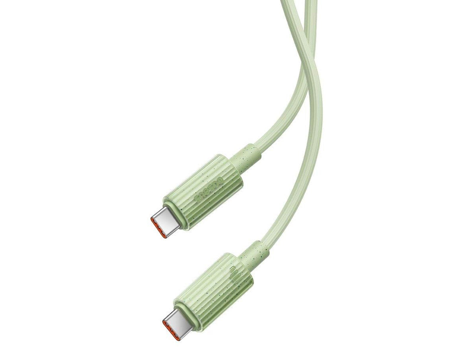Baseus Fast Charging cable  USB-C to USB-C Habitat Series 2m 100W (green)
