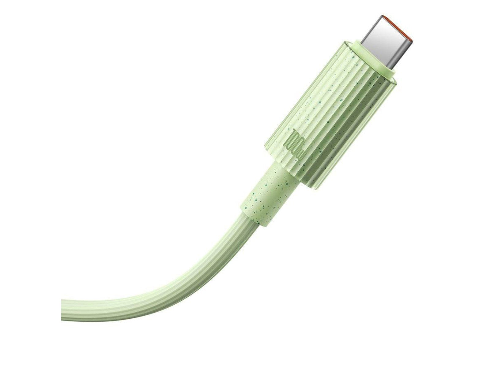 Baseus Fast Charging cable  USB-C to USB-C Habitat Series 2m 100W (green)