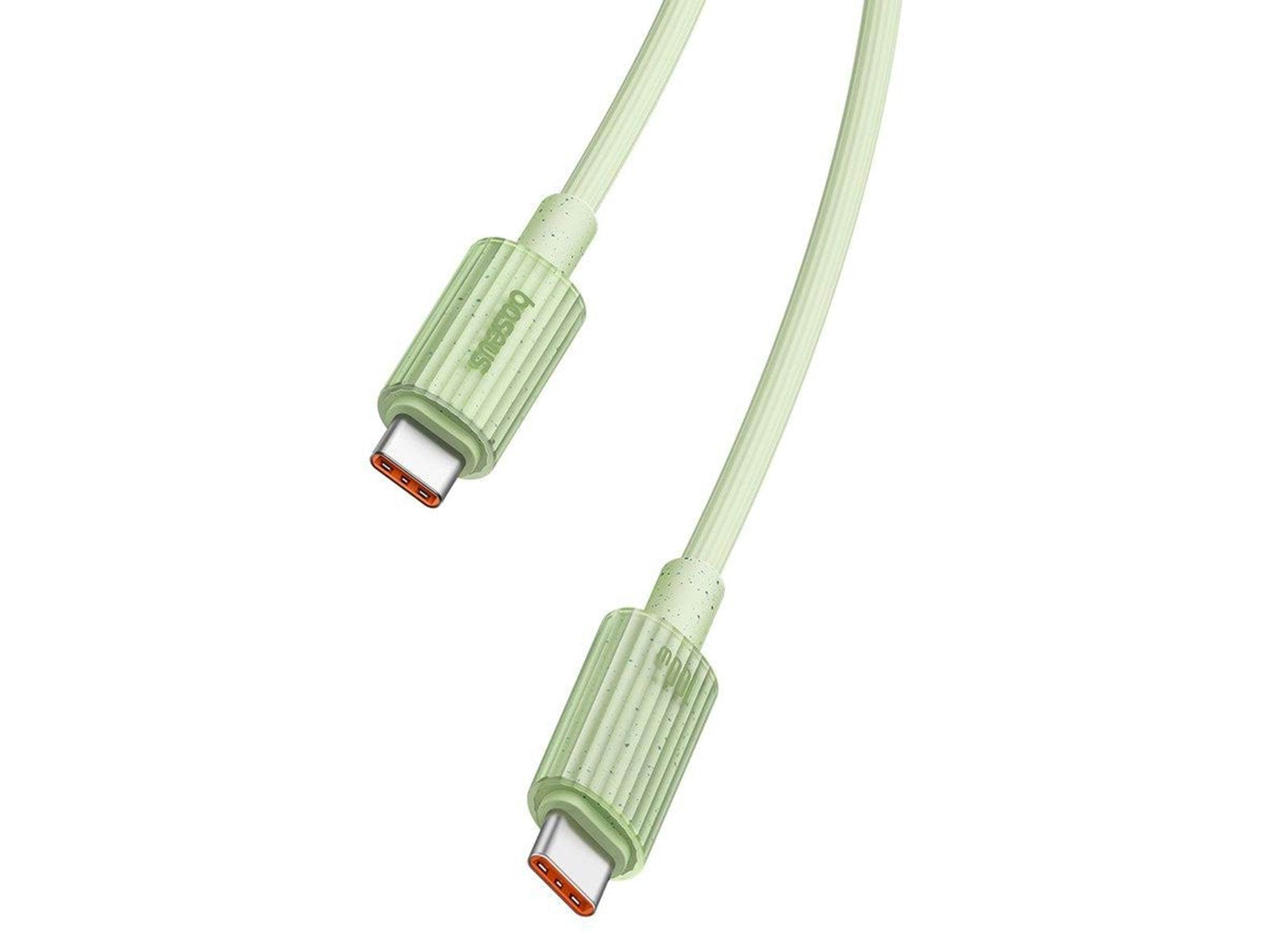 Baseus Fast Charging cable  USB-C to USB-C Habitat Series 2m 100W (green)