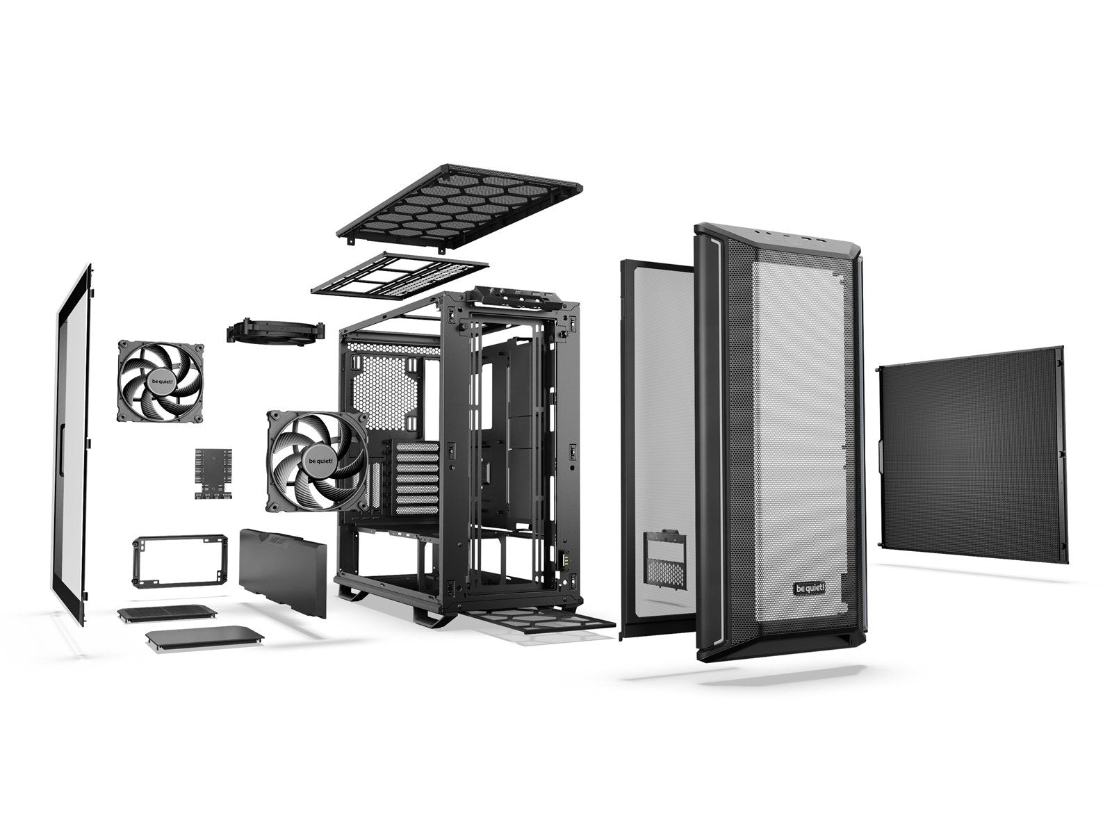 be quiet! DARK BASE 701 Black - Gehäuse - Desktop - Schwarz