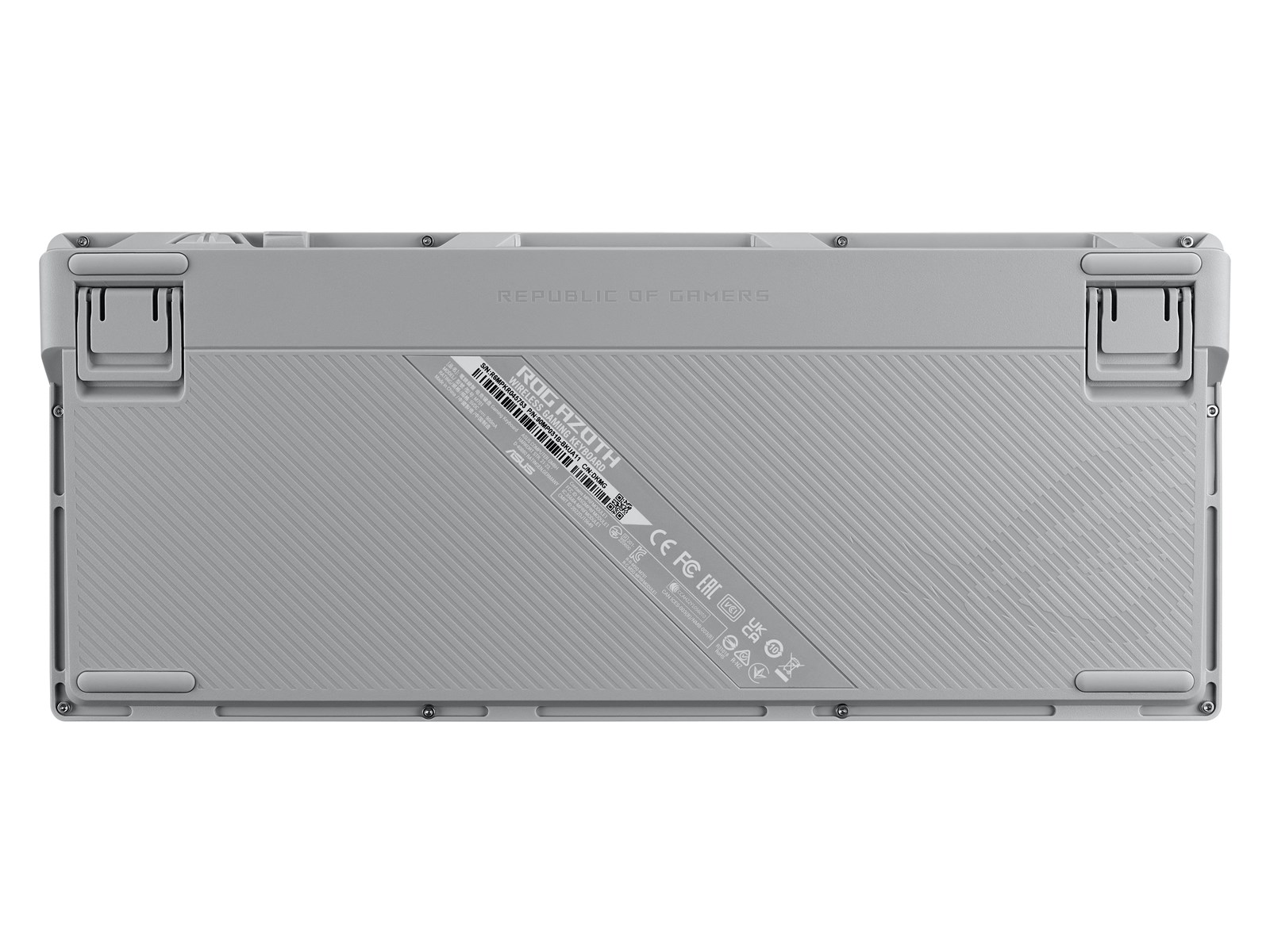 ASUS ROG AZOTH 75% Wireless DIY Custom RGB - Gaming Tastaturen - ohne Numpad - Deutsch - Weiss