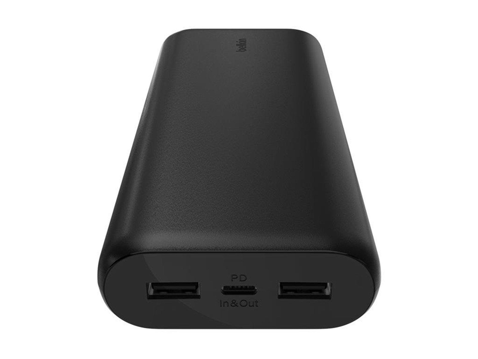 Belkin BoostCharge power bank - 2 x USB 24 pin USB-C - 20 Watt Powerbank (Akku) - schwarz - 20000 mAh