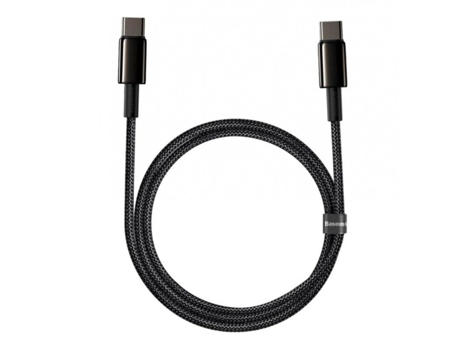 Baseus Tungsten Gold Cable Type-C to Type-C 100W 1m (black)