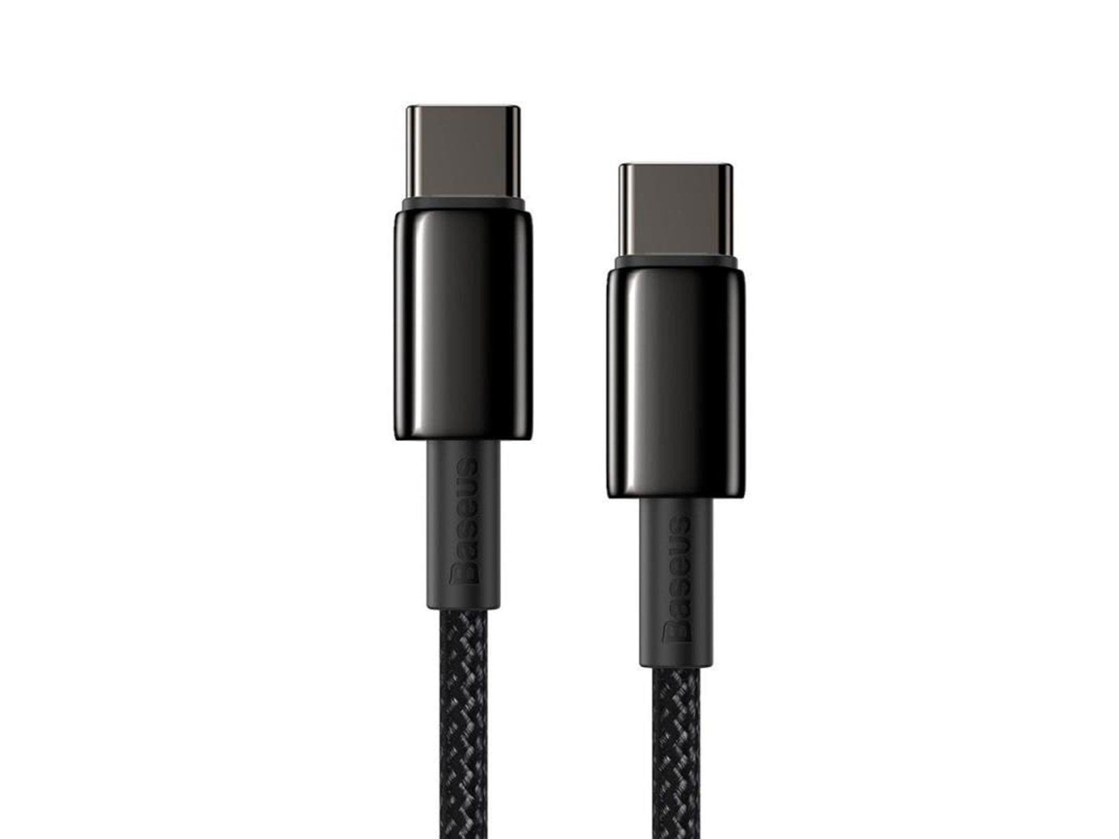 Baseus Tungsten Gold Cable Type-C to Type-C 100W 1m (black)
