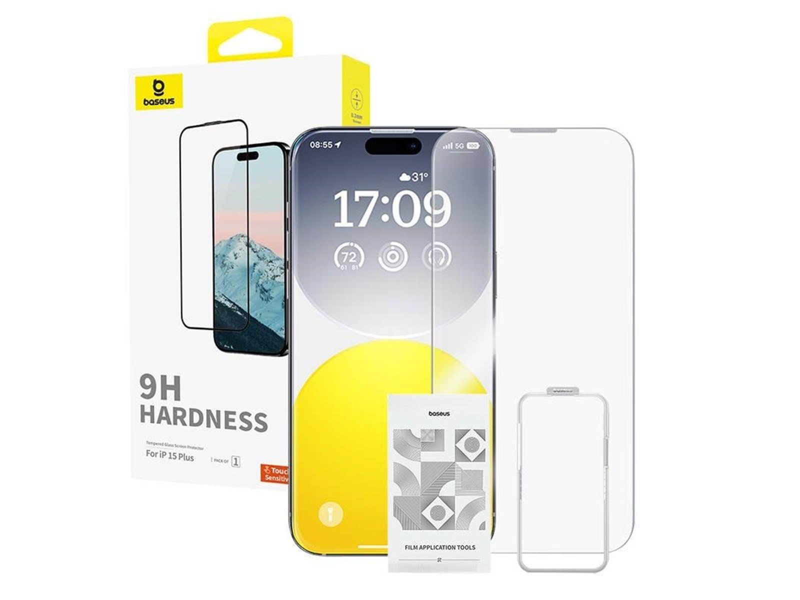 Baseus Diamond Tempered Glass  0.3mm for iPhone 15Plus