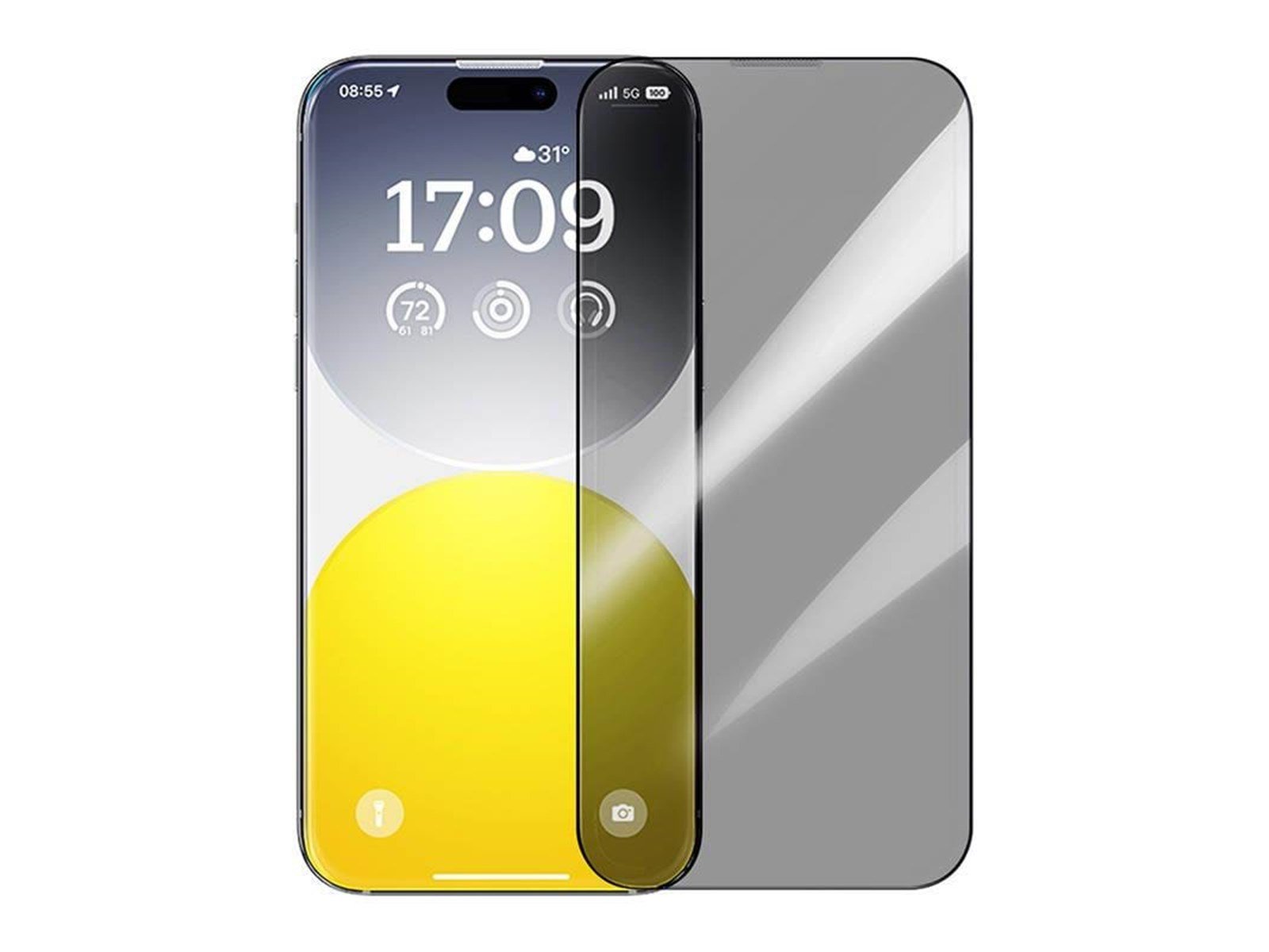 Baseus Privacy Protection Tempered Glass  Diamond iPhone 15