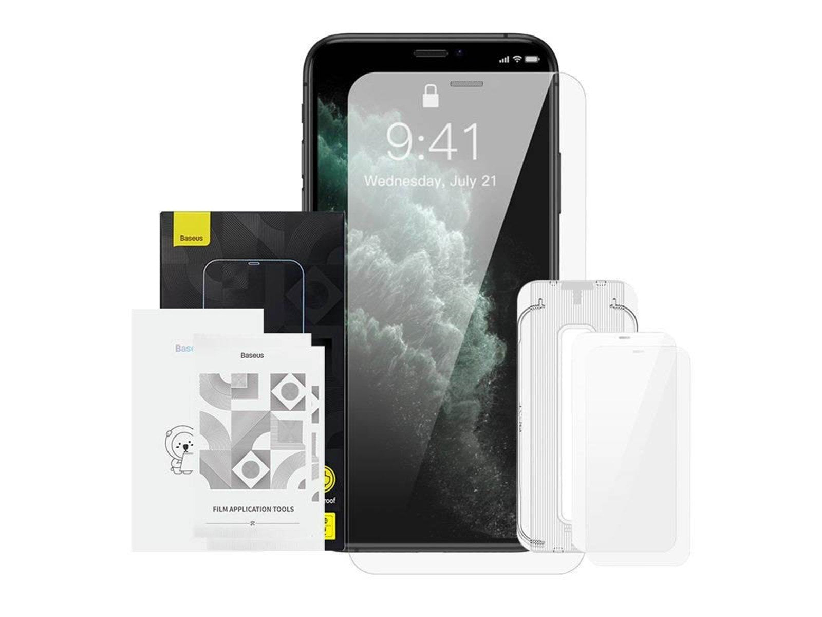 Baseus 2x  Crystal Tempered Glass 0.3mm for iPhone X/XS