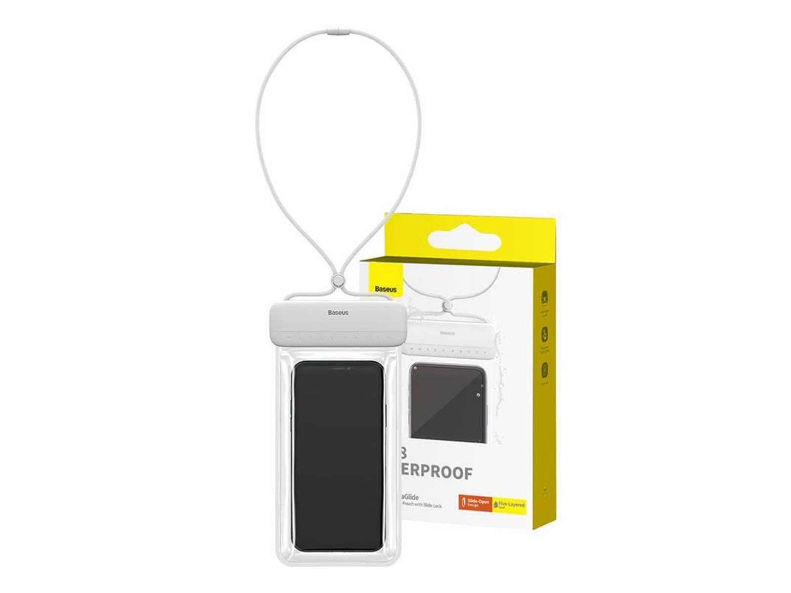 Baseus Waterproof phone case  AquaGlide (white)