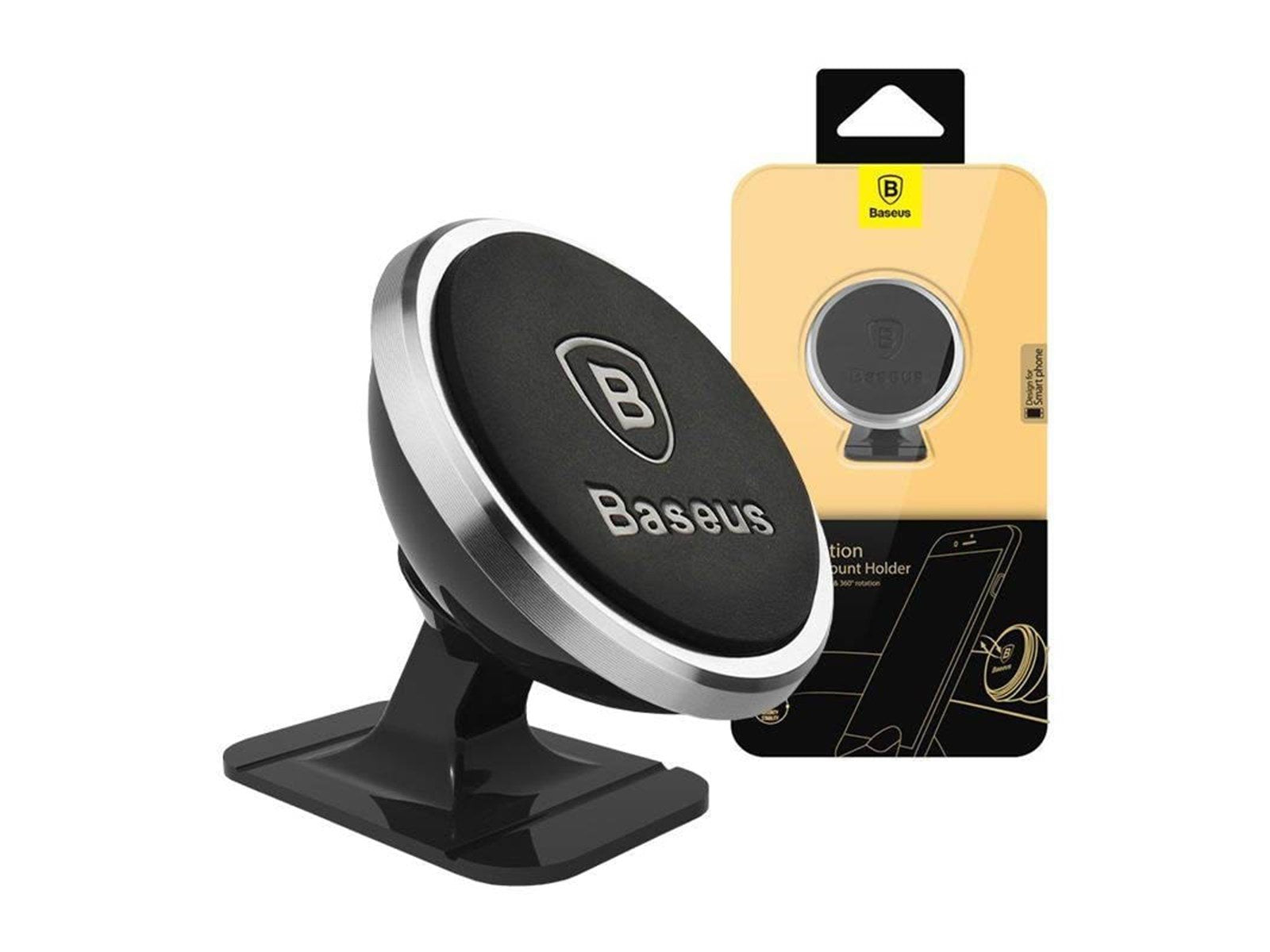 Baseus Magnetic car holder for smartphone (silver)