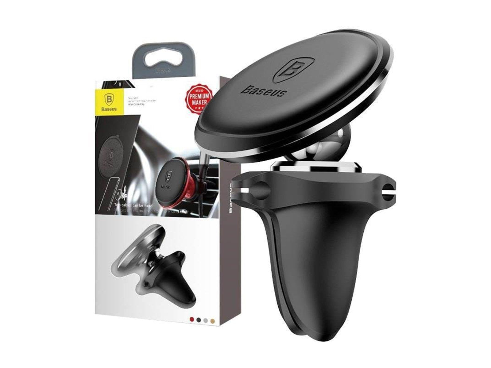 Baseus Car Mount Holder  Magnetic Air Vent Black OS