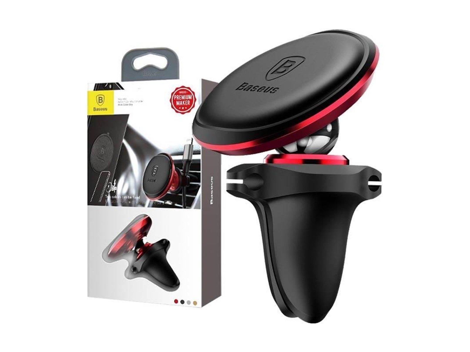 Baseus Car Mount Holder  Magnetic Air Vent Red OS