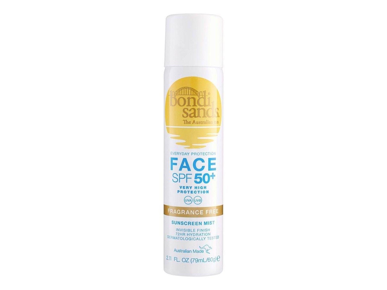 Bondi Sands SPF 50+ Fragrance Free Face Mist 79 m