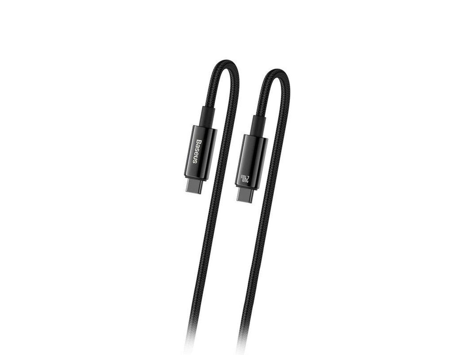 Baseus USB-C to USB-C cable  Tungsten Gold 240W 2 m (black)