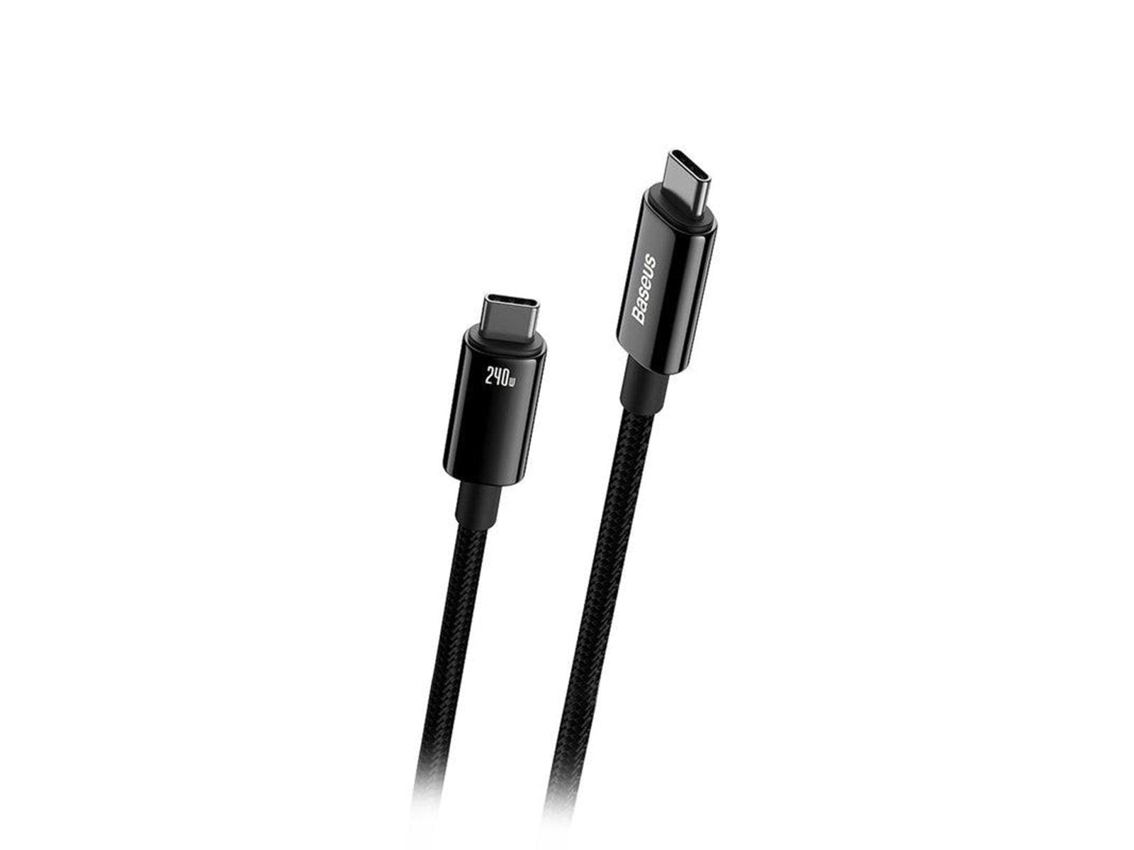 Baseus USB-C to USB-C cable  Tungsten Gold 240W 2 m (black)