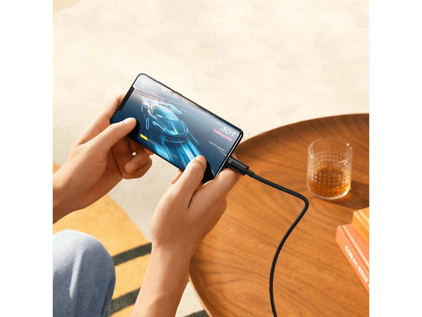 Baseus USB-C to USB-C cable  Tungsten Gold 240W 2 m (black)