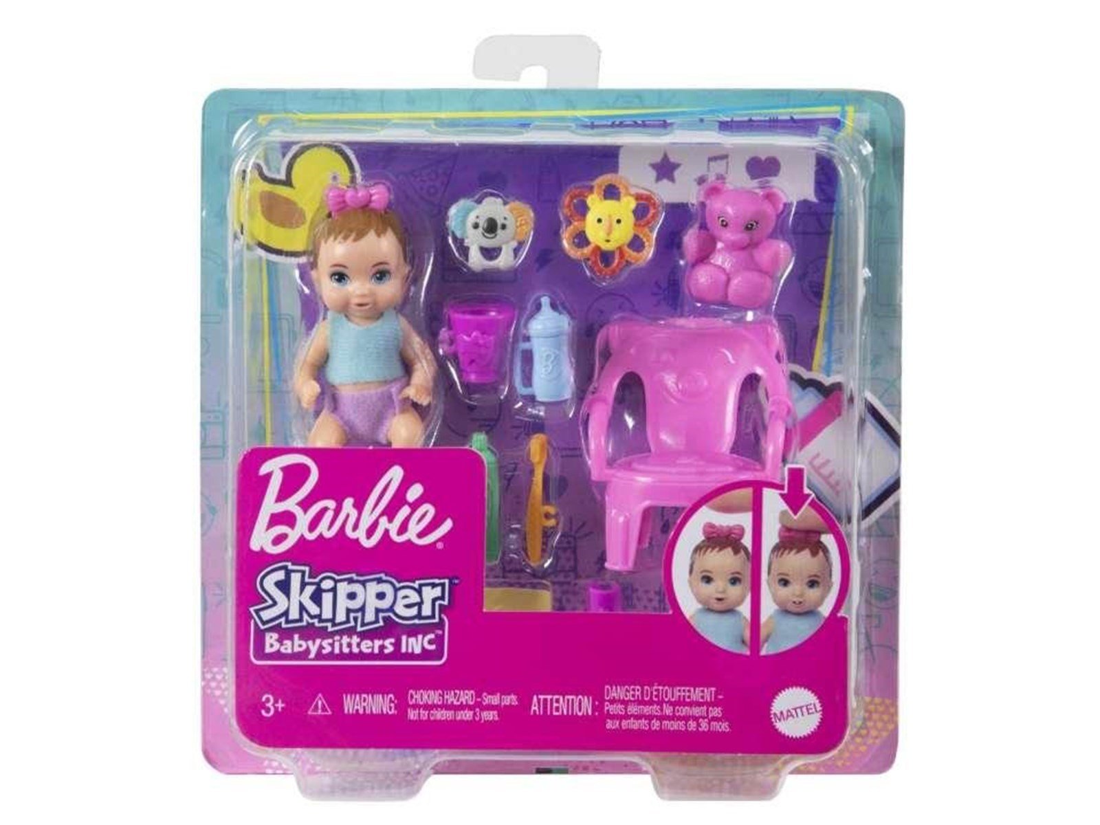 Barbie Doll And Accessories Skipper Babysitter First Tooth Playset