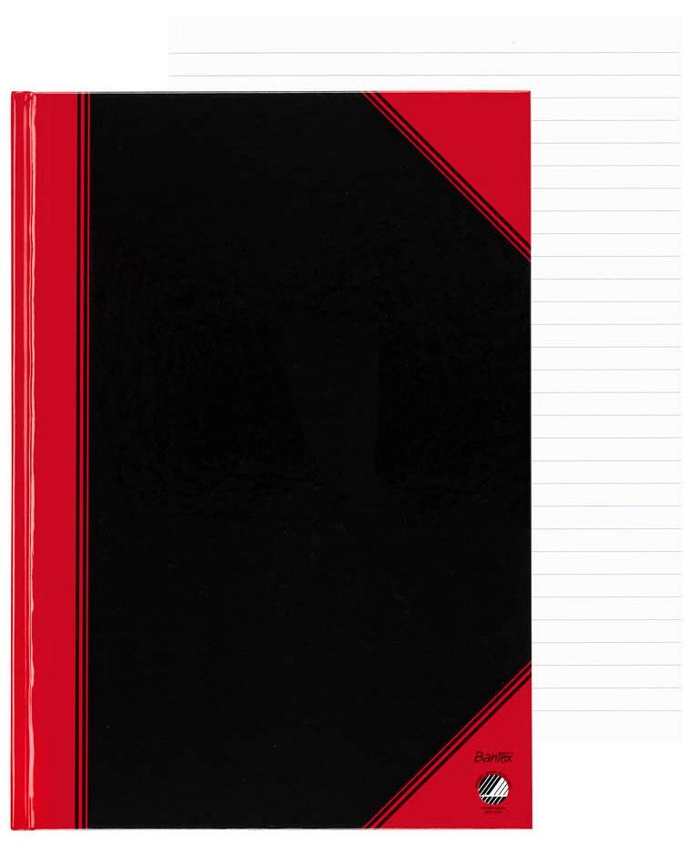 Bantex Chinakladde Notizbuch A4 liniert - 96 Blatt / 192 Seiten